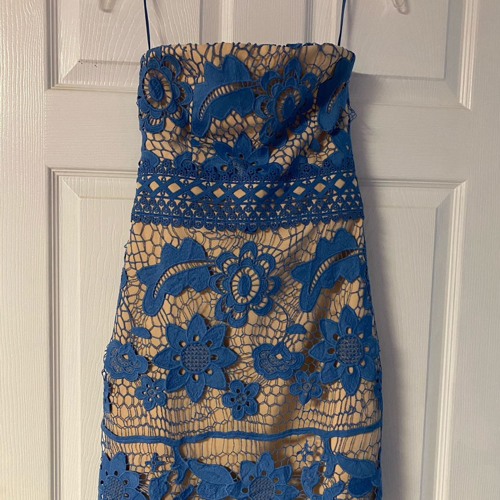 Endless rose revolve strapless dress